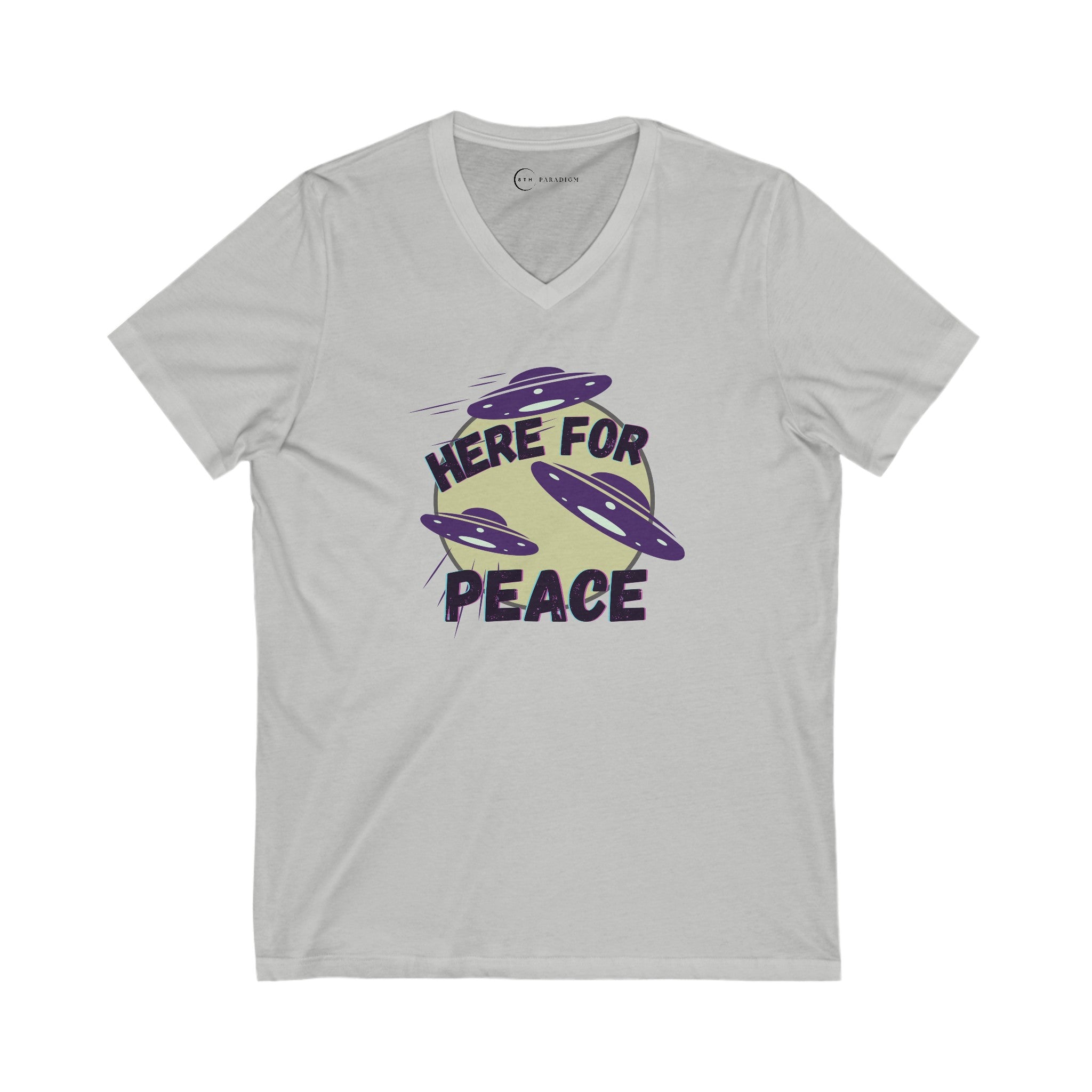 PEACEFUL ENCOUNTERS (ADULT V-NECK T-SHIRT)