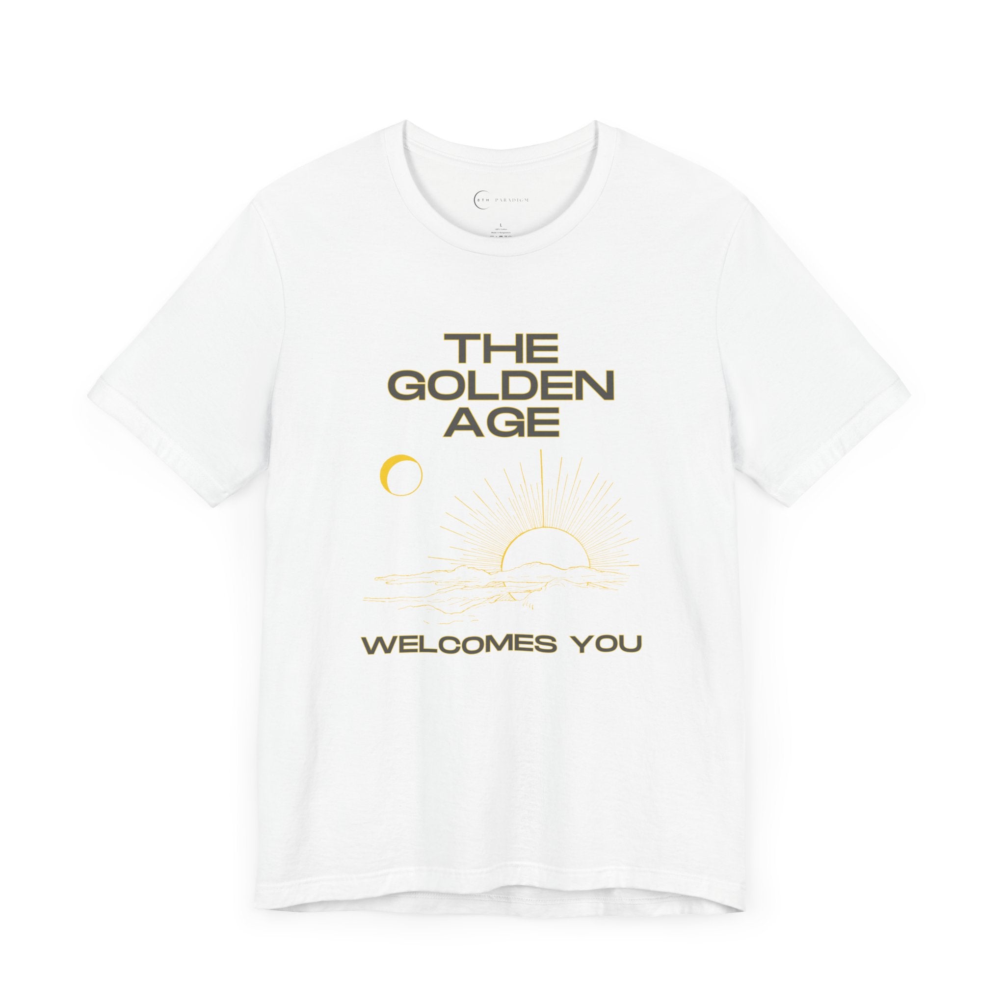 THE GOLDEN AGE WELCOMES YOU (ADULT T-SHIRT)