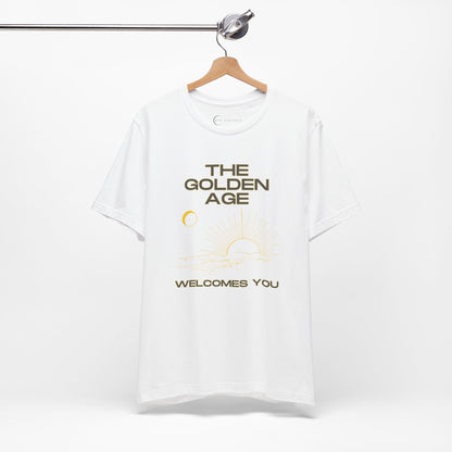 THE GOLDEN AGE WELCOMES YOU (ADULT T-SHIRT)