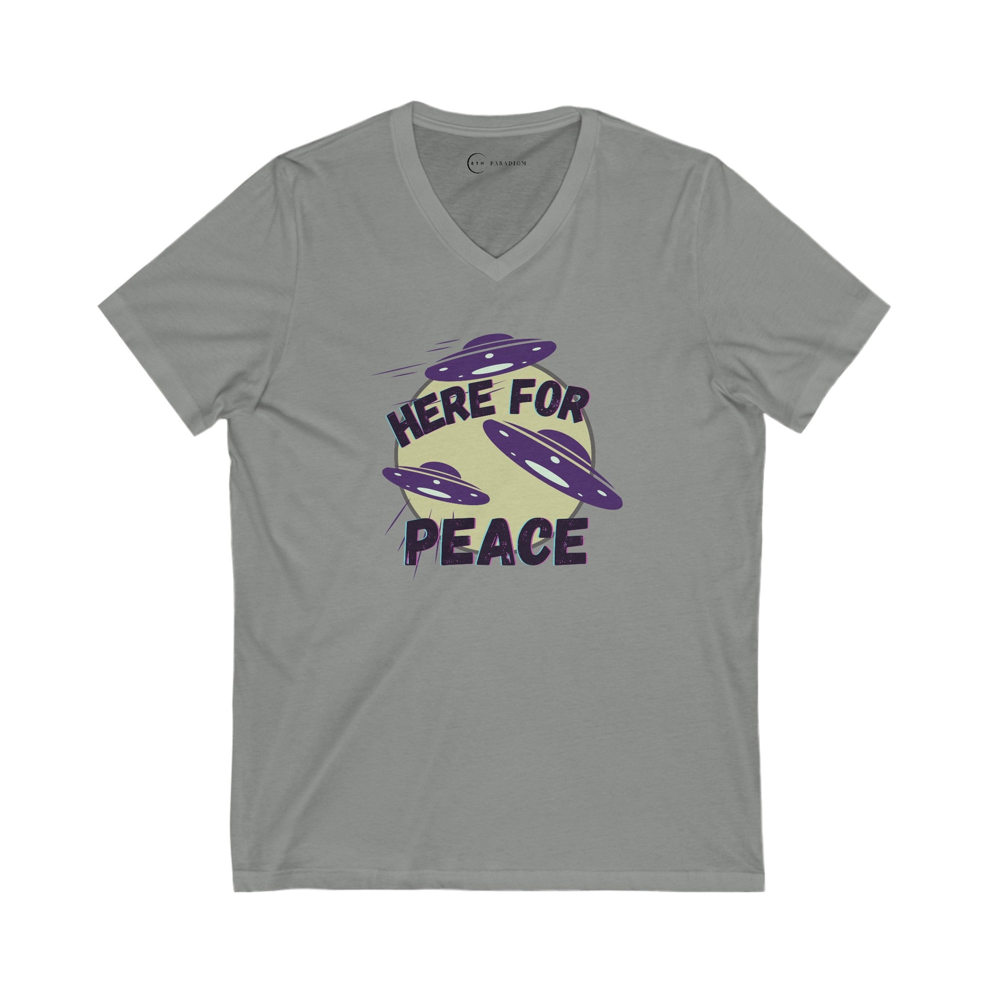 PEACEFUL ENCOUNTERS (ADULT V-NECK T-SHIRT)