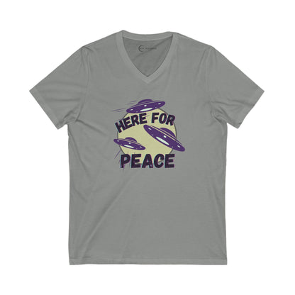 PEACEFUL ENCOUNTERS (ADULT V-NECK T-SHIRT)