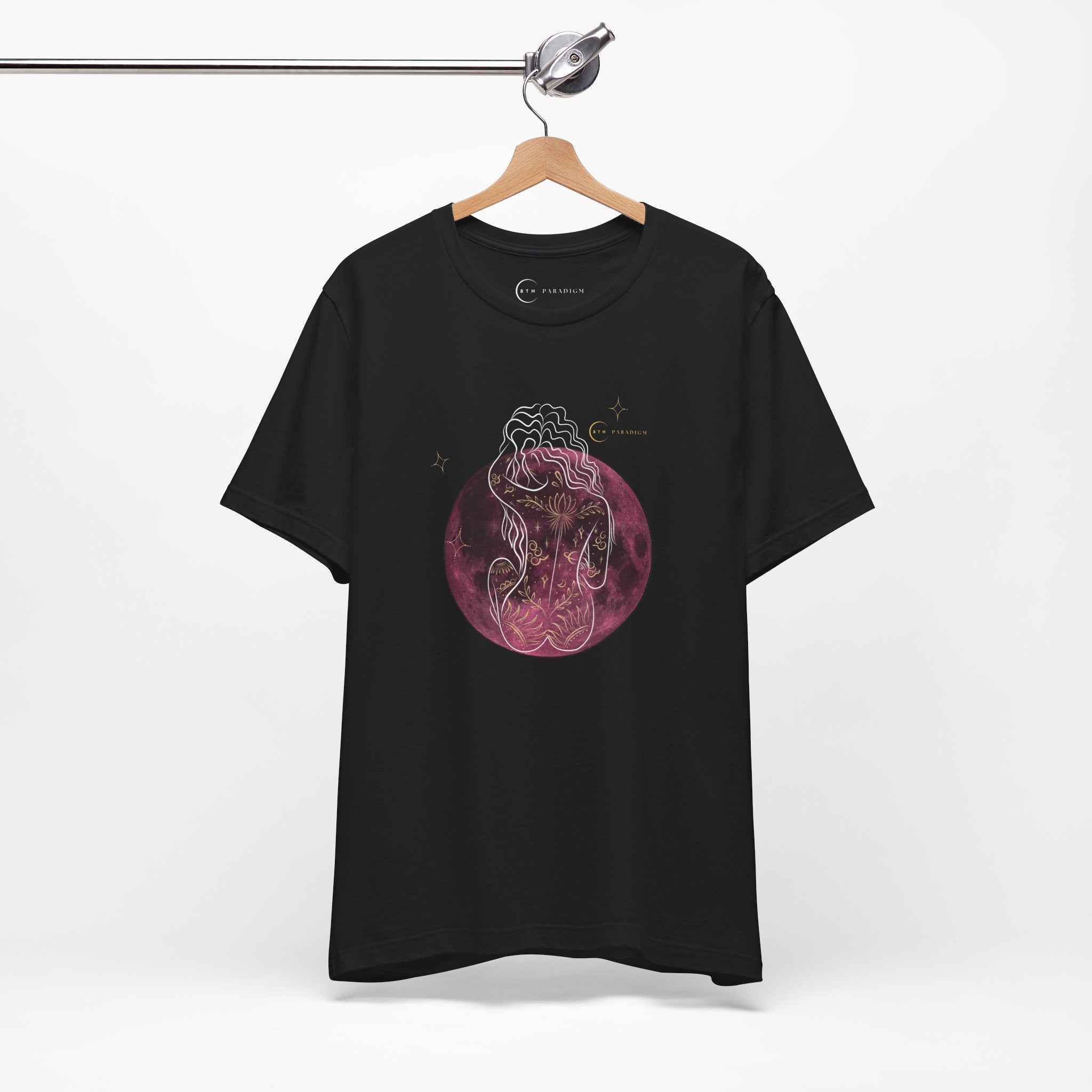 CELESTIAL WOMAN ON PINK MOON (ADULT T-SHIRT)