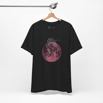 CELESTIAL WOMAN ON PINK MOON (ADULT T-SHIRT)