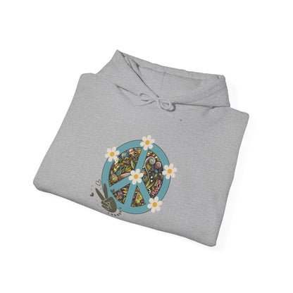 FLOWER POWER (ADULT HOODIE SWEATSHIRT)