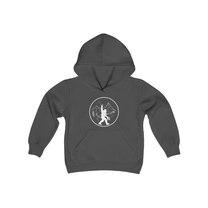 SASQUATCH ROCK ON (YOUTH HOODIE SWEATSHIRT)