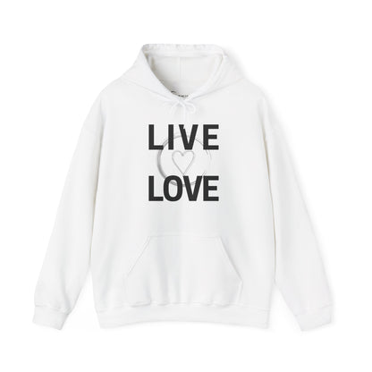 LIVE LOVE (ADULT HOODIE SWEATSHIRT)