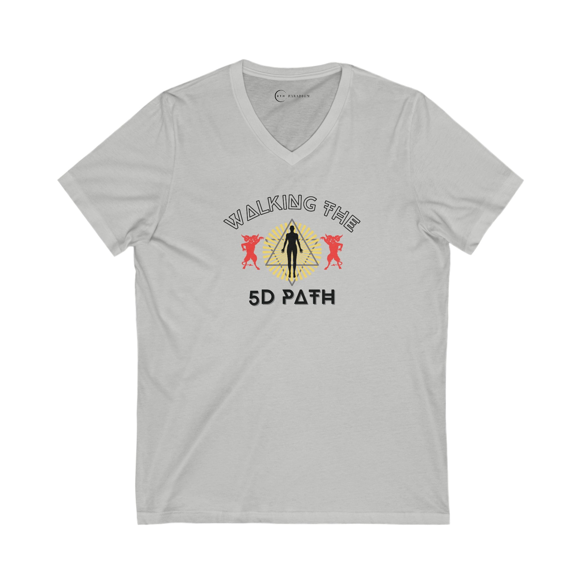 WALKING THE 5D PATH (ADULT V-NECK T-SHIRT)