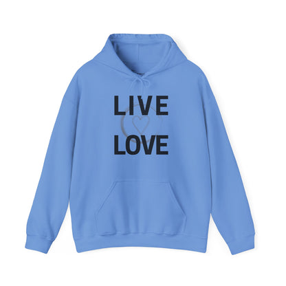 LIVE LOVE (ADULT HOODIE SWEATSHIRT)