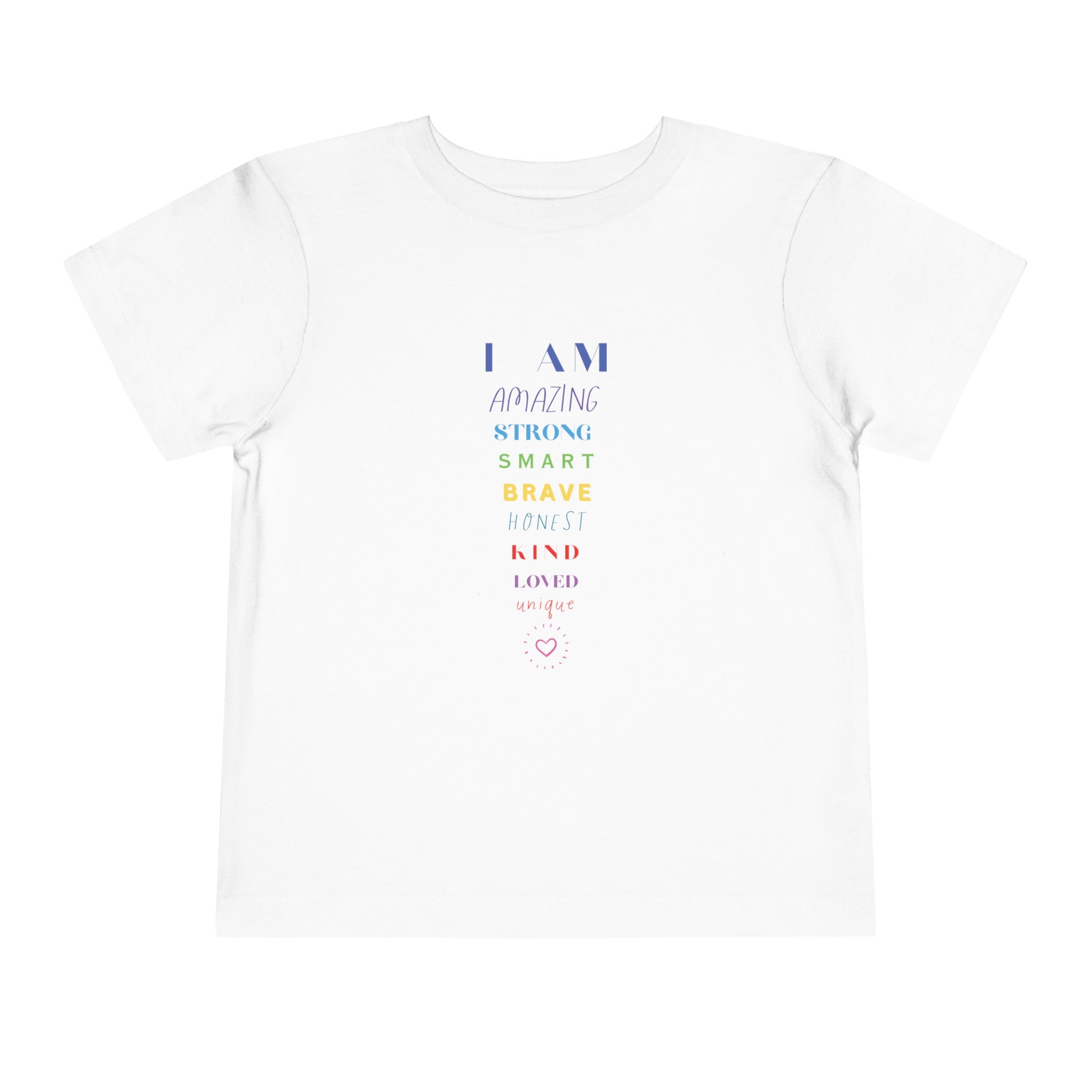 CONFIDENCE BUILDING AFFIRMATIONS (TODDLER T-SHIRT)