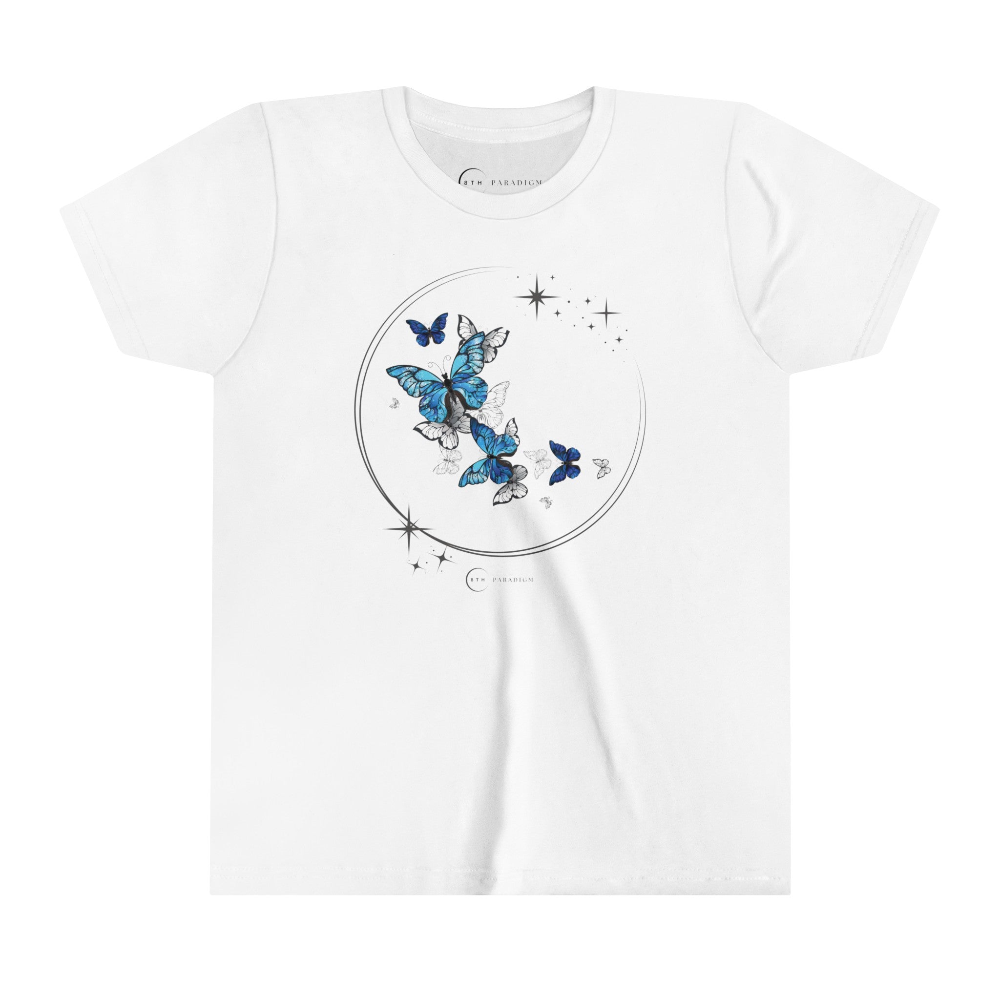 BUTTERFLIES DANCING ON THE MOON  (YOUTH T-SHIRT)