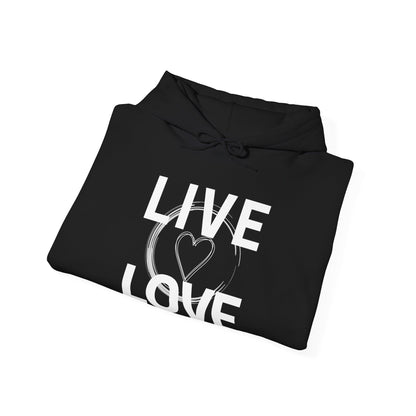 LIVE LOVE (ADULT HOODIE SWEATSHIRT)