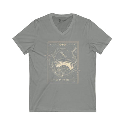 LET YOUR SOUL SHINE (ADULT V-NECK T-SHIRT)