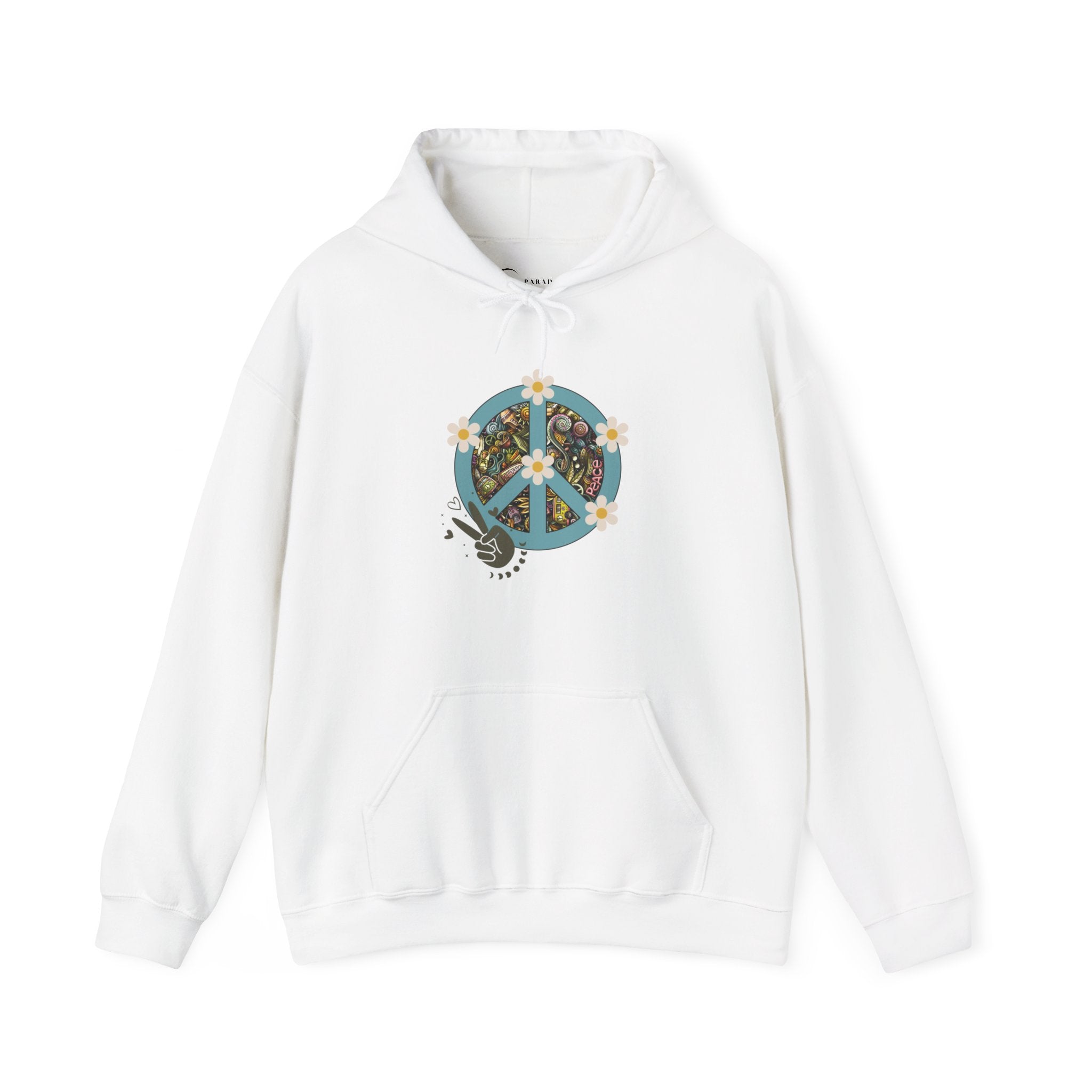 FLOWER POWER (ADULT HOODIE SWEATSHIRT)