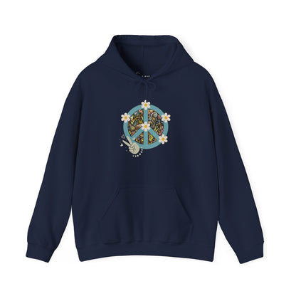 FLOWER POWER (ADULT HOODIE SWEATSHIRT)