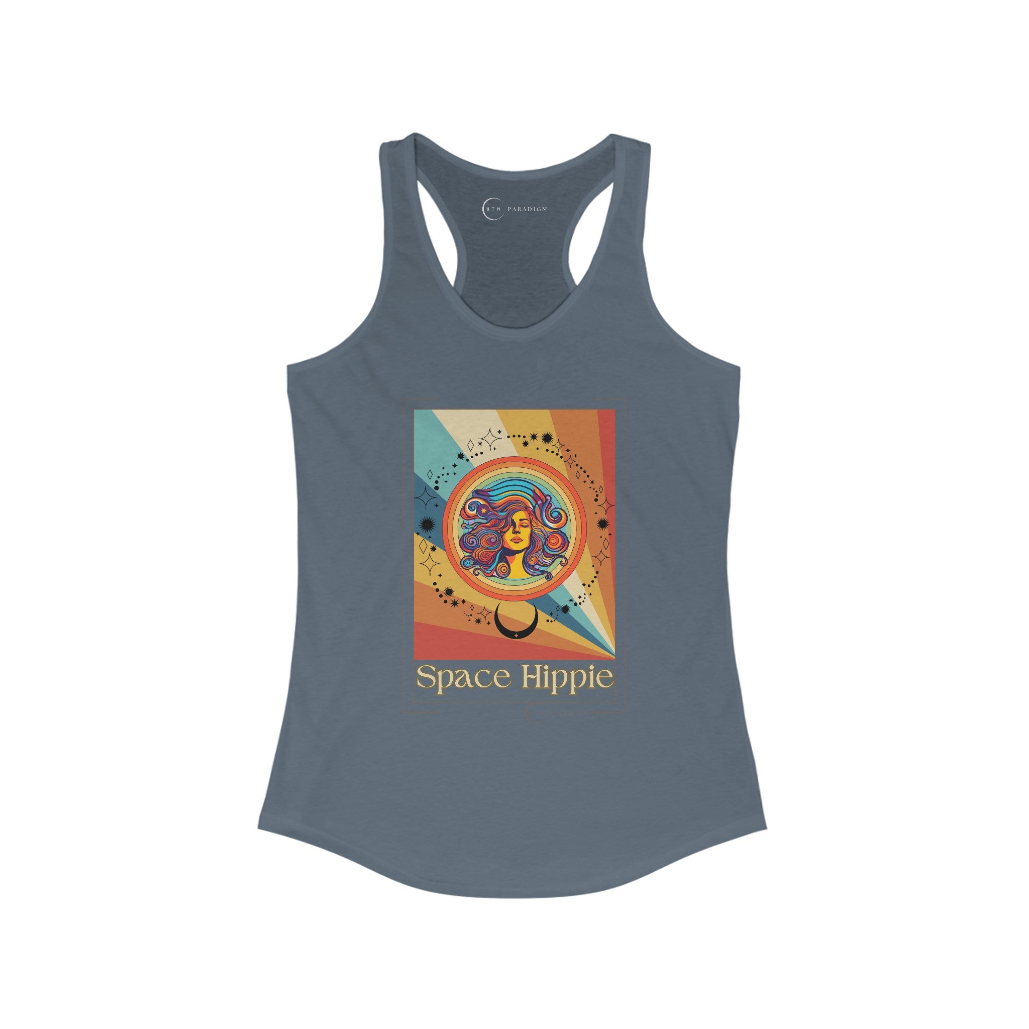 SPACE HIPPIE (WOMEN'S RACERBACK TANK TOP)