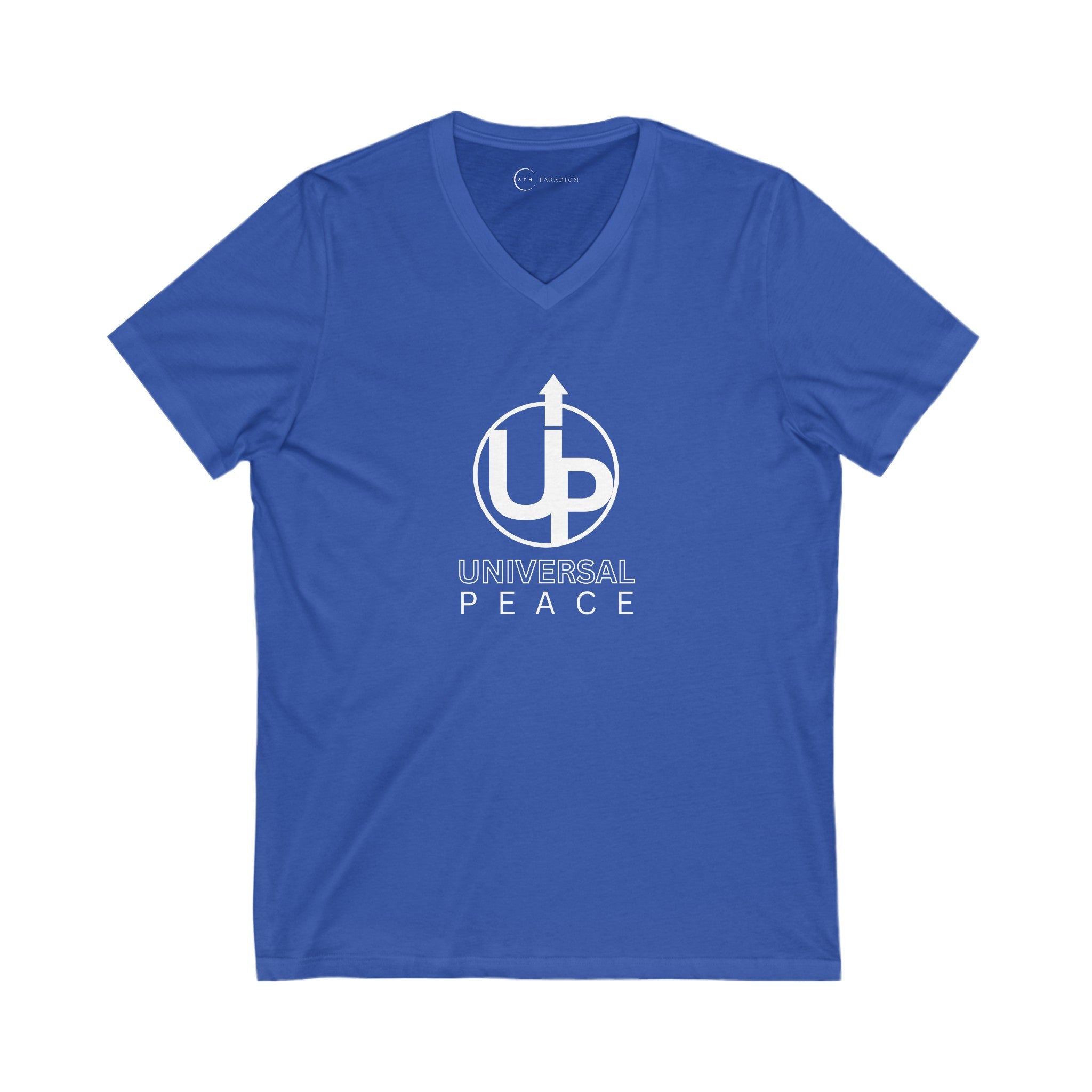 UNIVERSAL PEACE (ADULT V-NECK T-SHIRT)