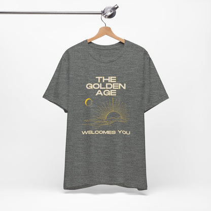 THE GOLDEN AGE WELCOMES YOU (ADULT T-SHIRT)