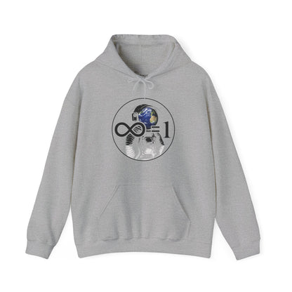 INFINITY EQUALS ONE (ADULT HOODIE SWEATSHIRT)