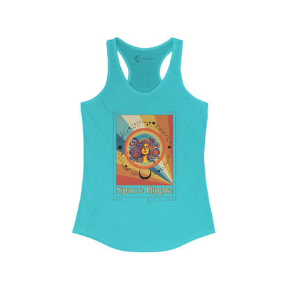 SPACE HIPPIE (WOMEN'S RACERBACK TANK TOP)