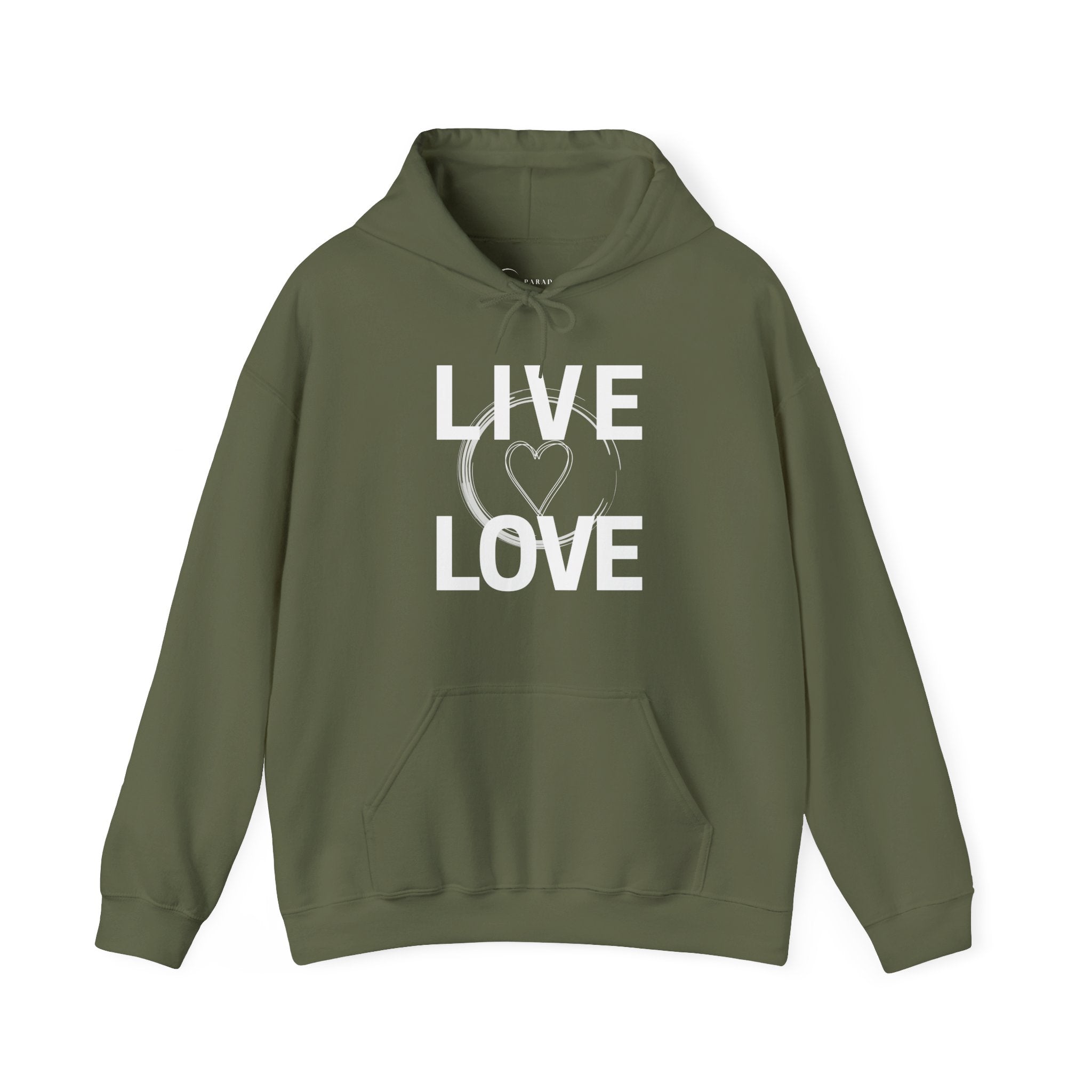 LIVE LOVE (ADULT HOODIE SWEATSHIRT)