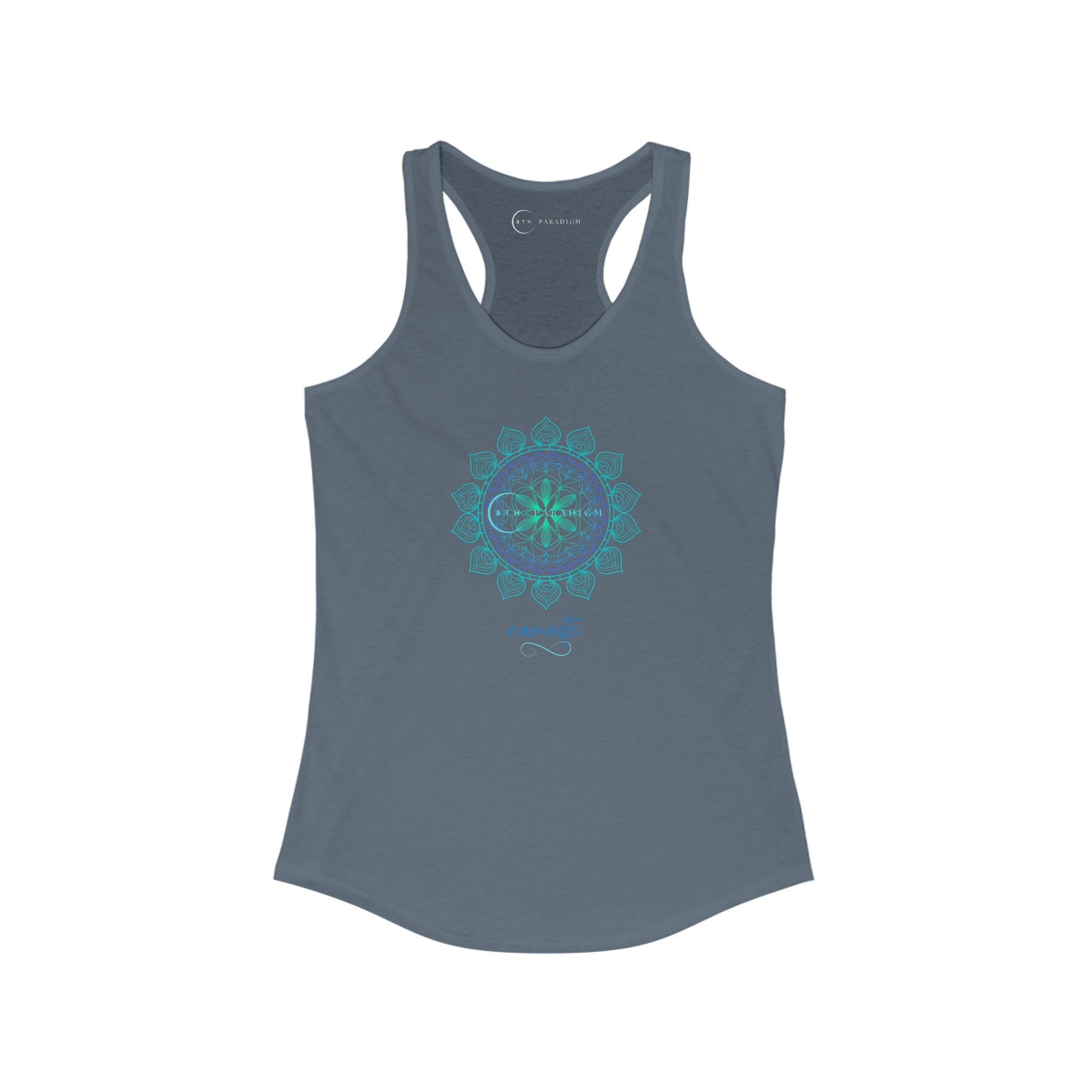 SERENE NAMASTE (WOMEN'S RACERBACK TANK TOP)