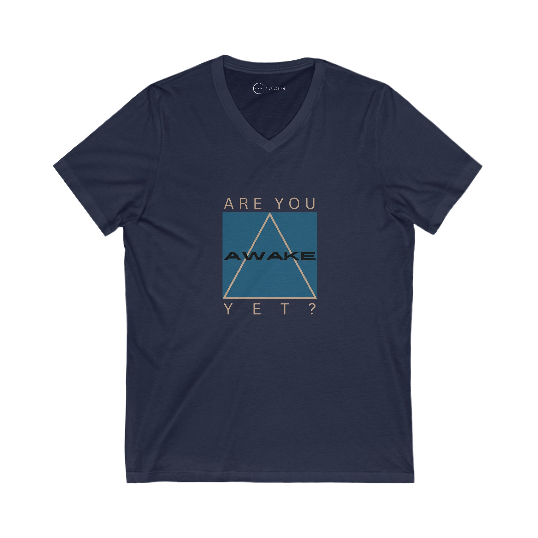 ARE YOU AWAKE YET (ADULT V-NECK T-SHIRT)