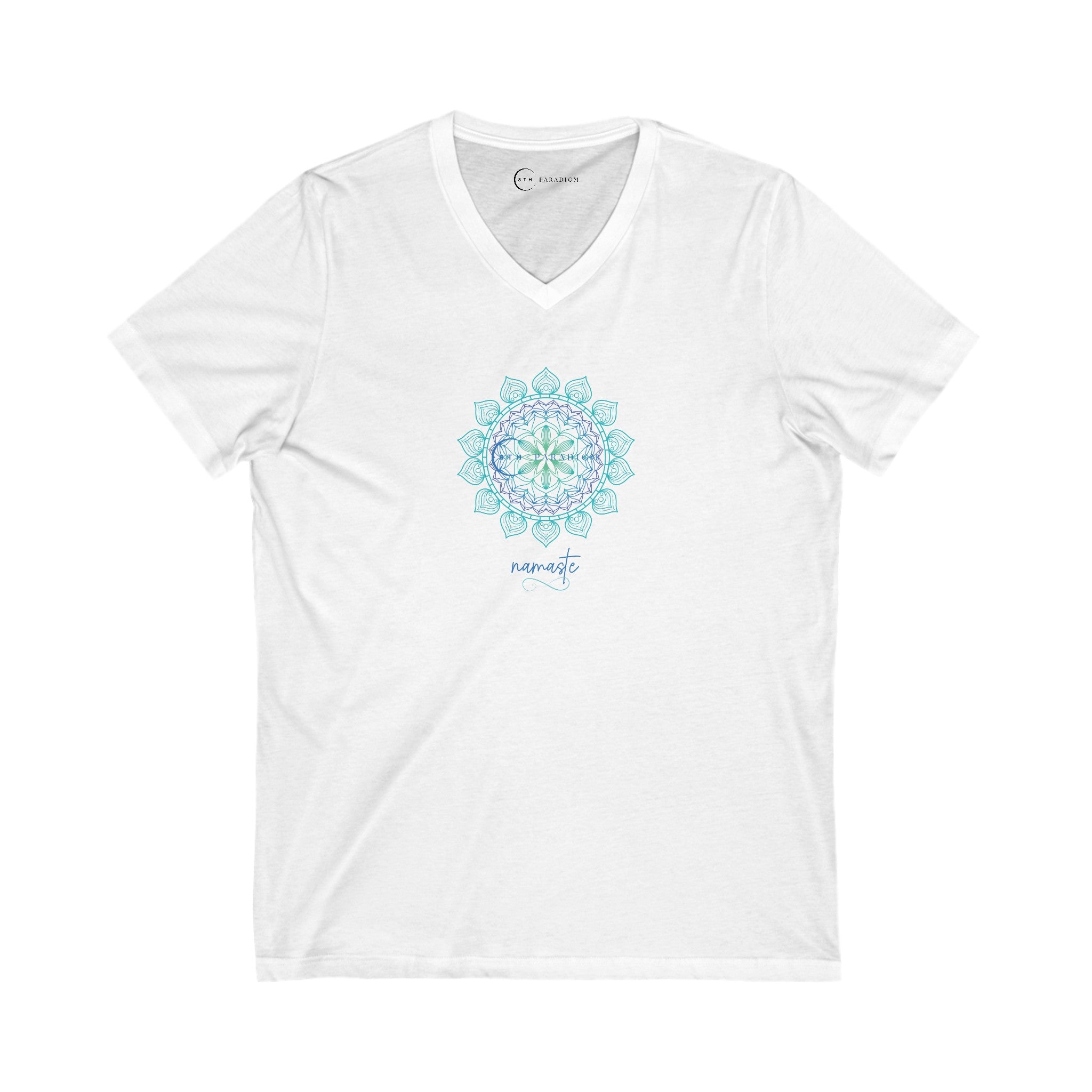 SERENE NAMASTE (ADULT V-NECK T-SHIRT)