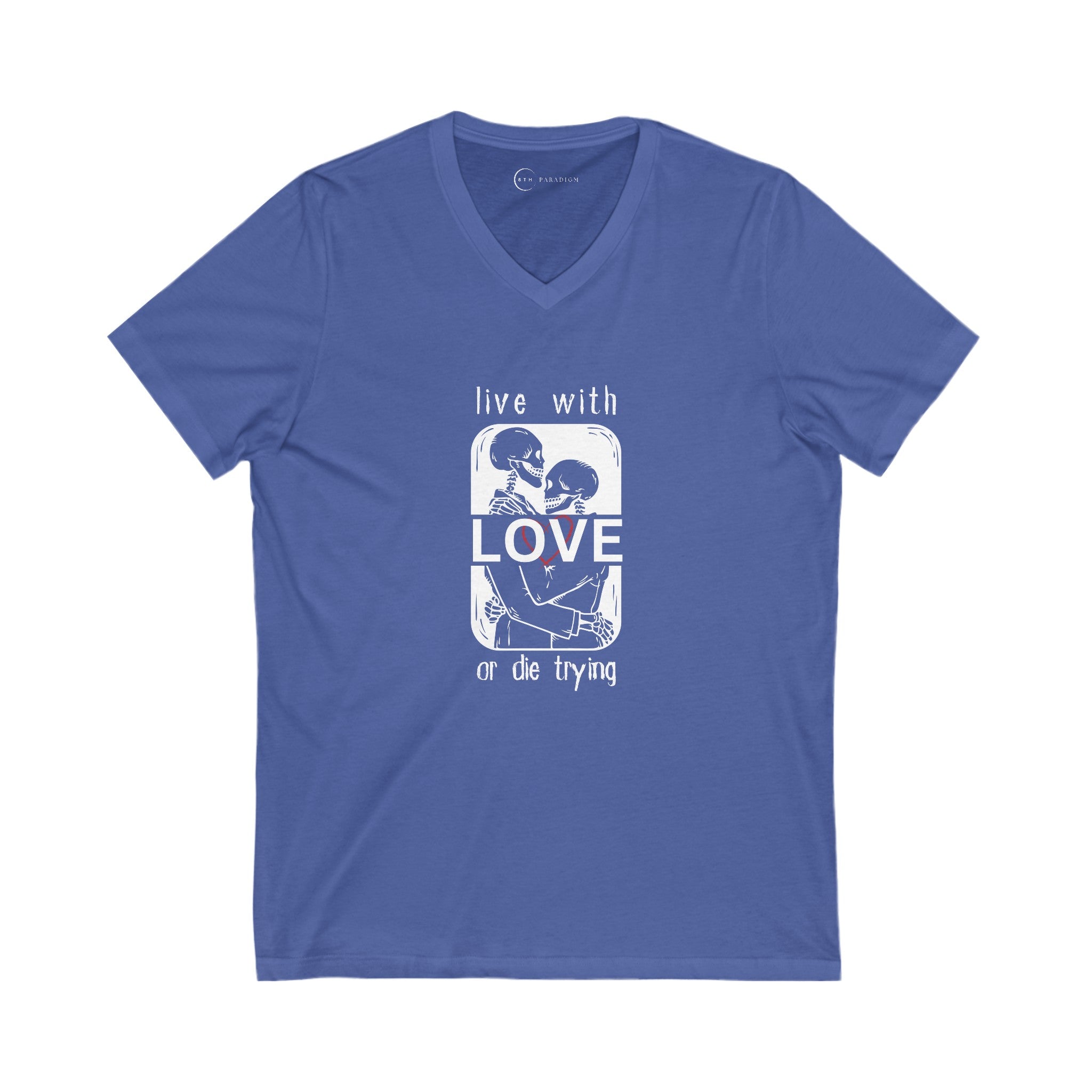 LIVE WITH LOVE (ADULT V-NECK T-SHIRT)