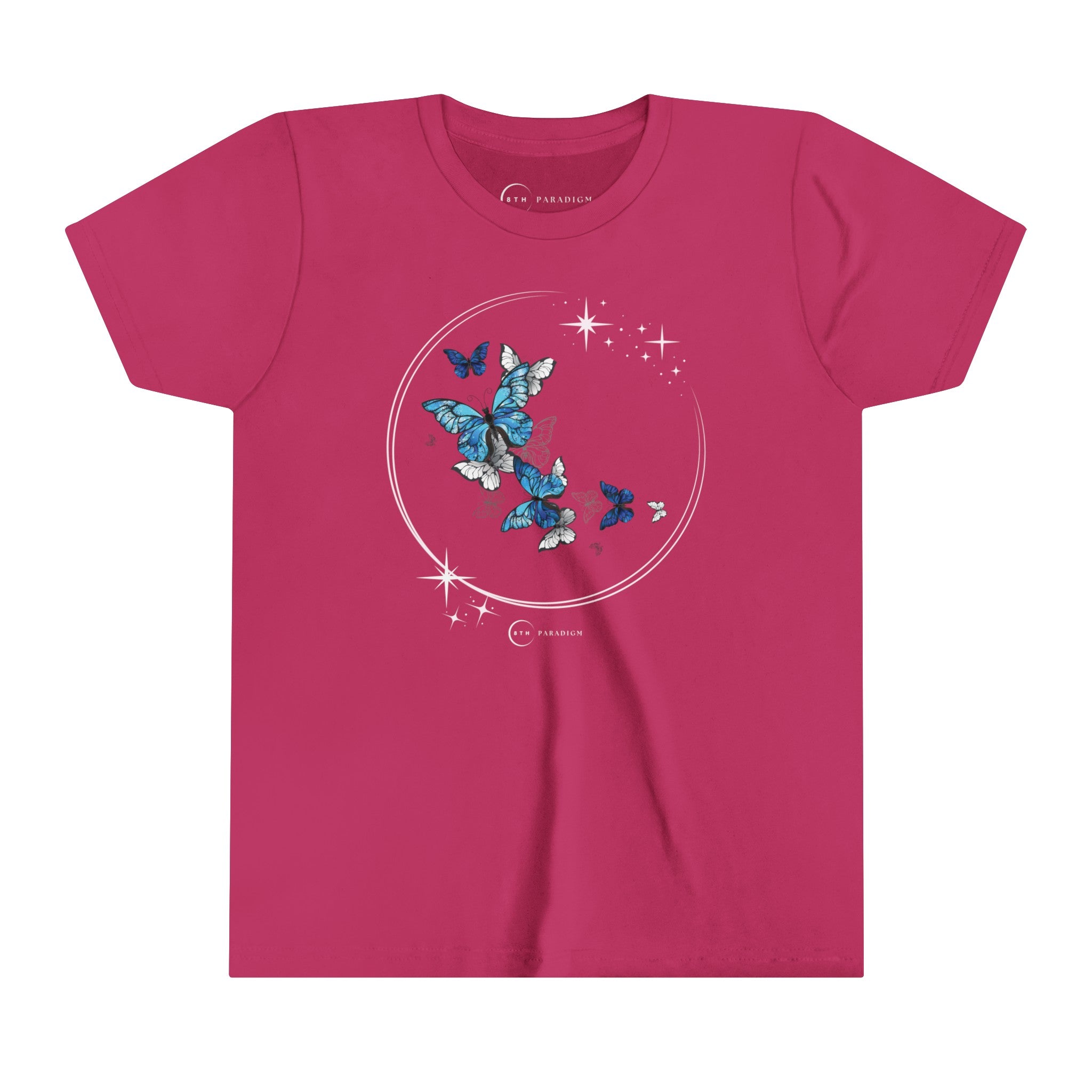 BUTTERFLIES DANCING ON THE MOON  (YOUTH T-SHIRT)