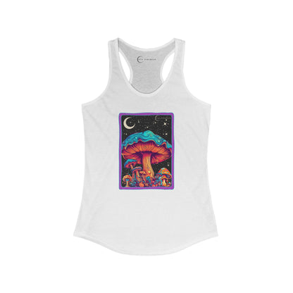 GROOVY FUNGI DREAMSCAPE (WOMEN'S RACERBACK TANK TOP)