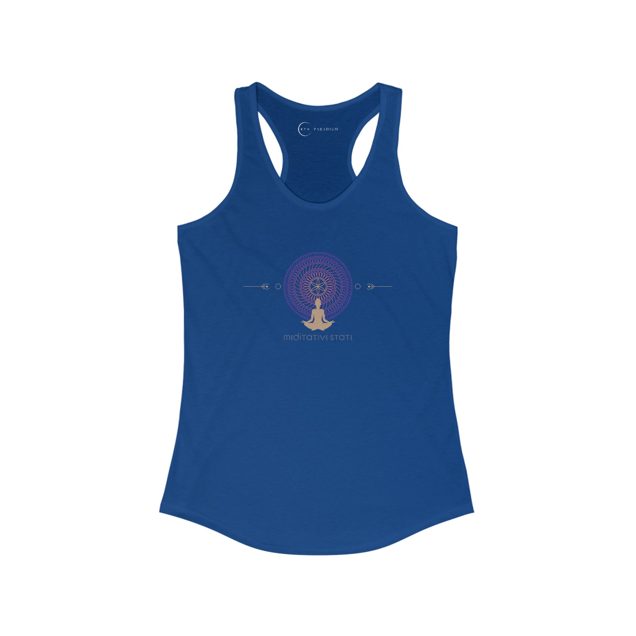 MEDITATIVE STATE (WOMEN'S RACERBACK TANK TOP)