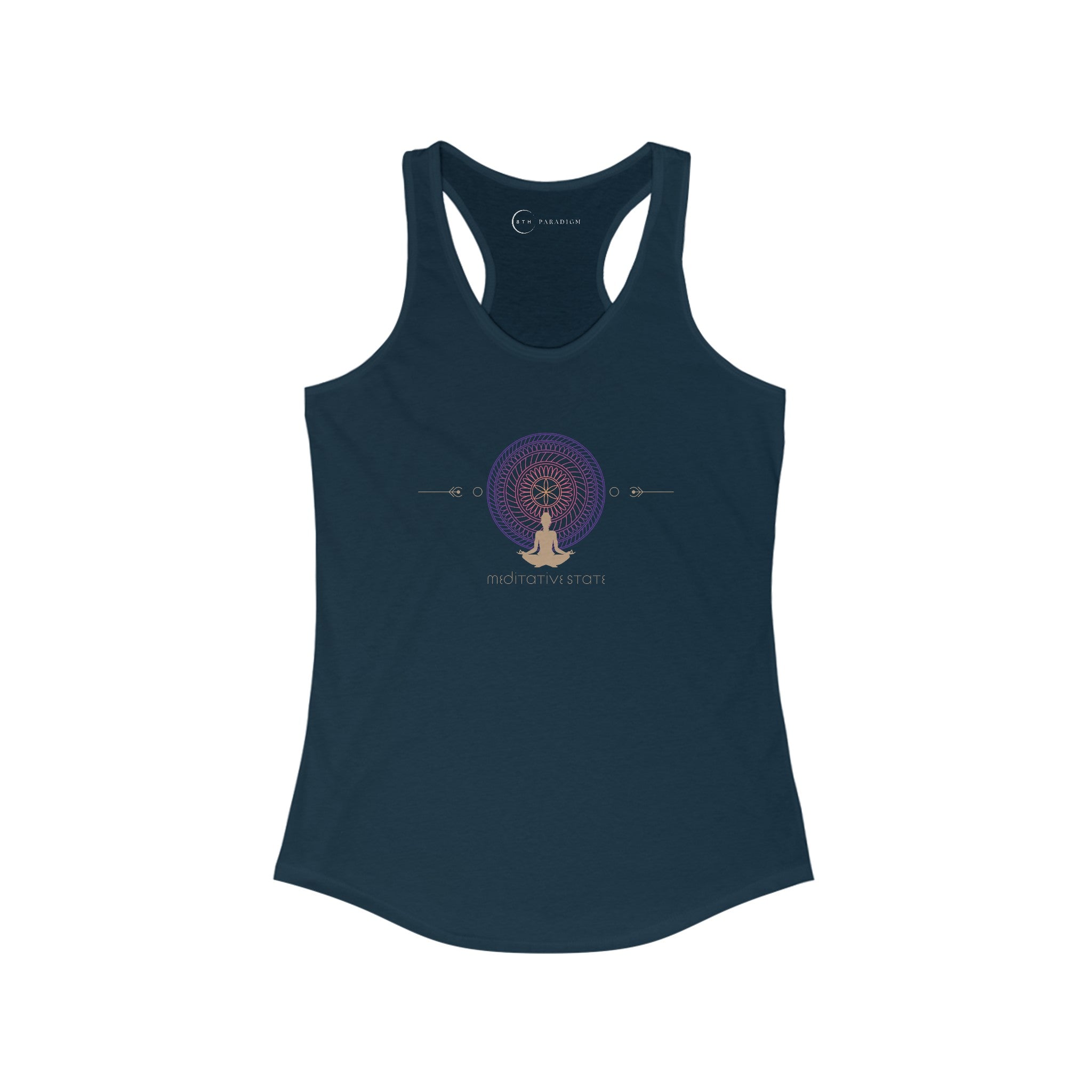 MEDITATIVE STATE (WOMEN'S RACERBACK TANK TOP)