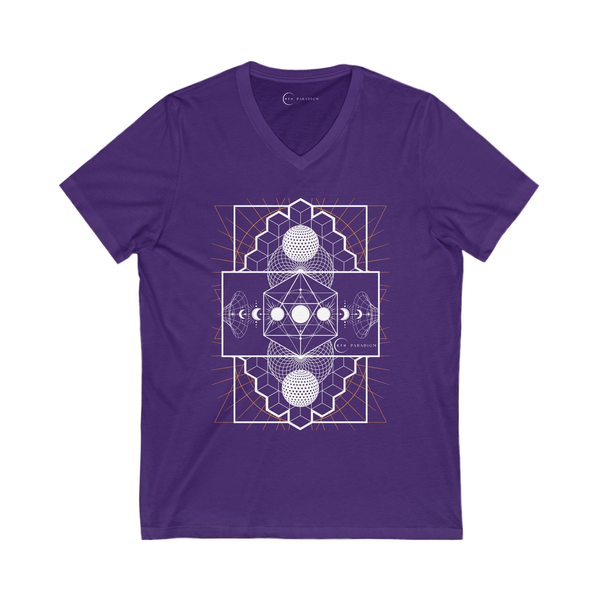 SACRED GEOMETRY (ADULT V-NECK T-SHIRT)