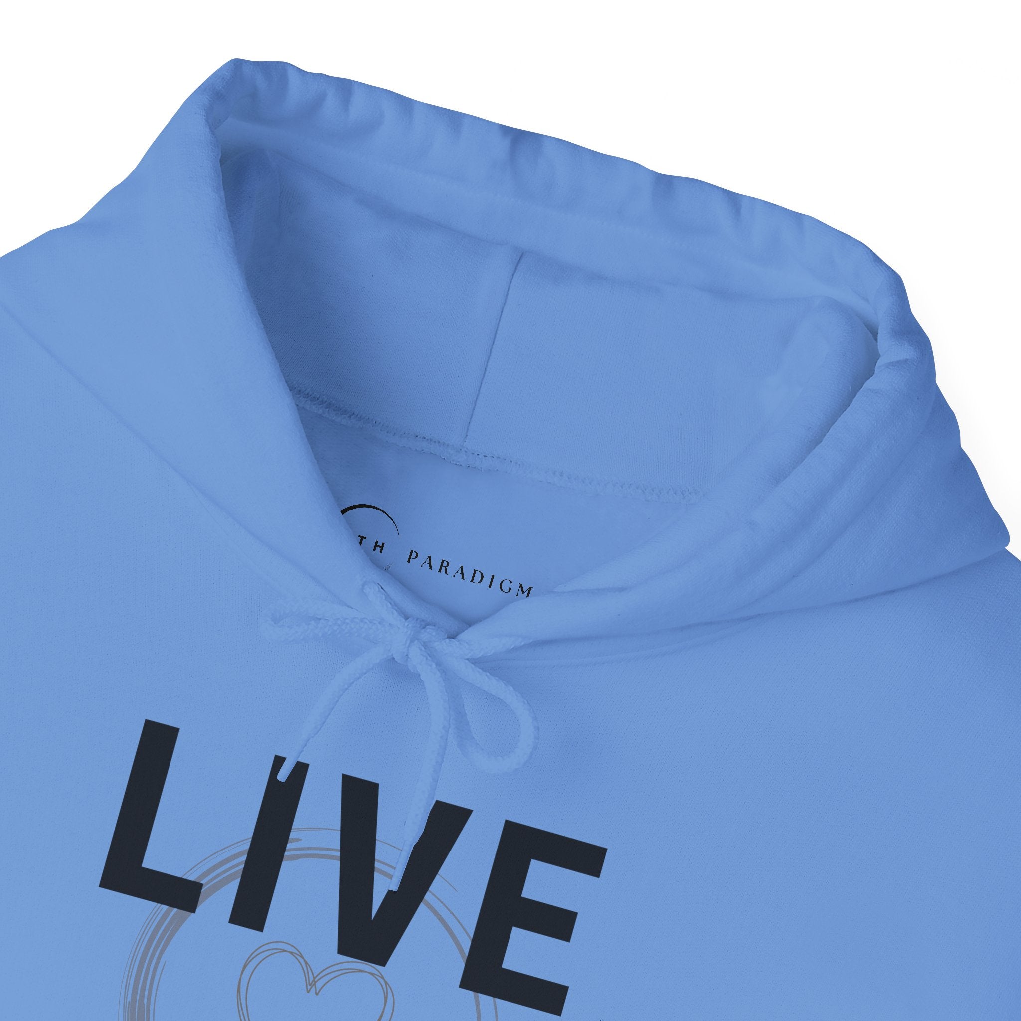 LIVE LOVE (ADULT HOODIE SWEATSHIRT)