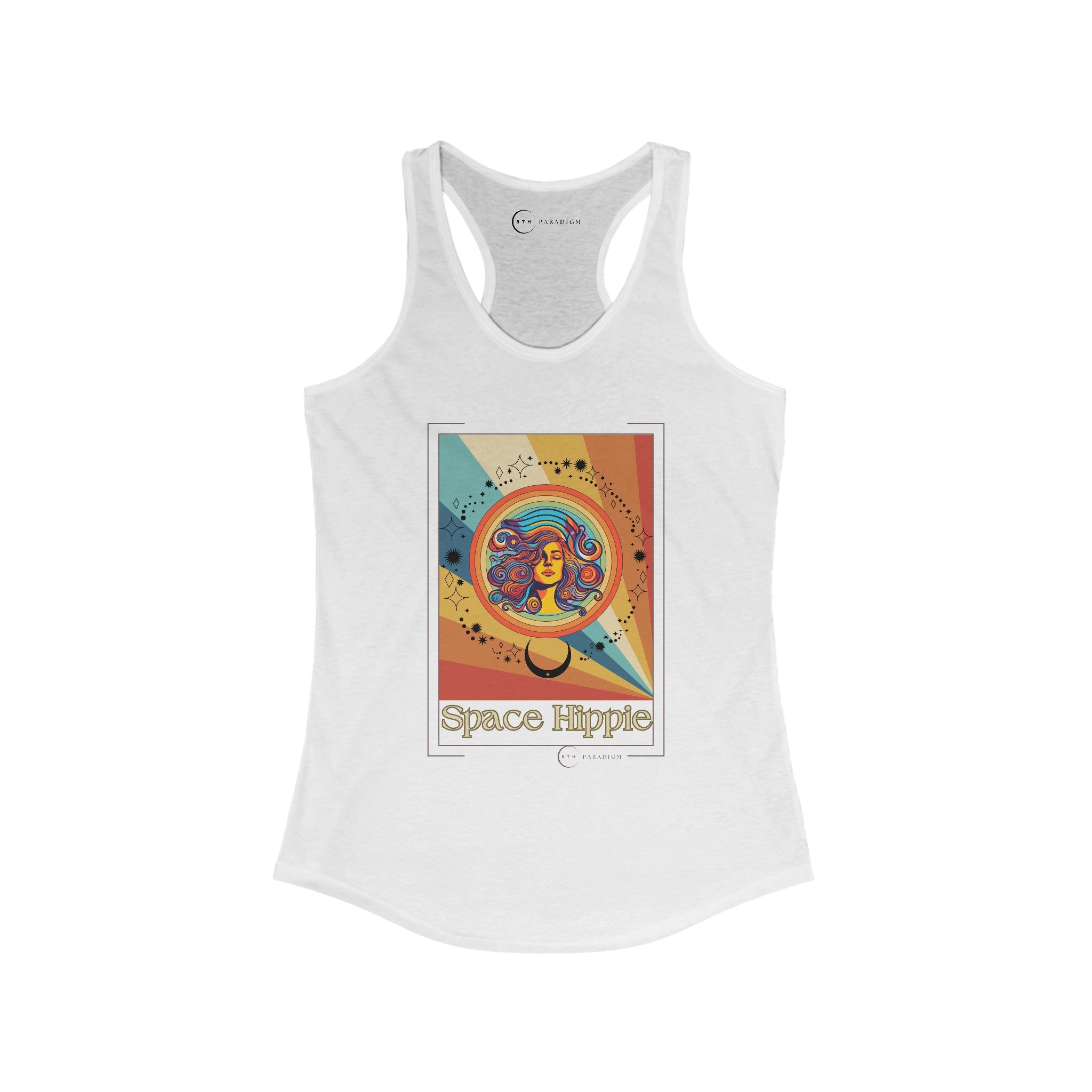 SPACE HIPPIE (WOMEN'S RACERBACK TANK TOP)