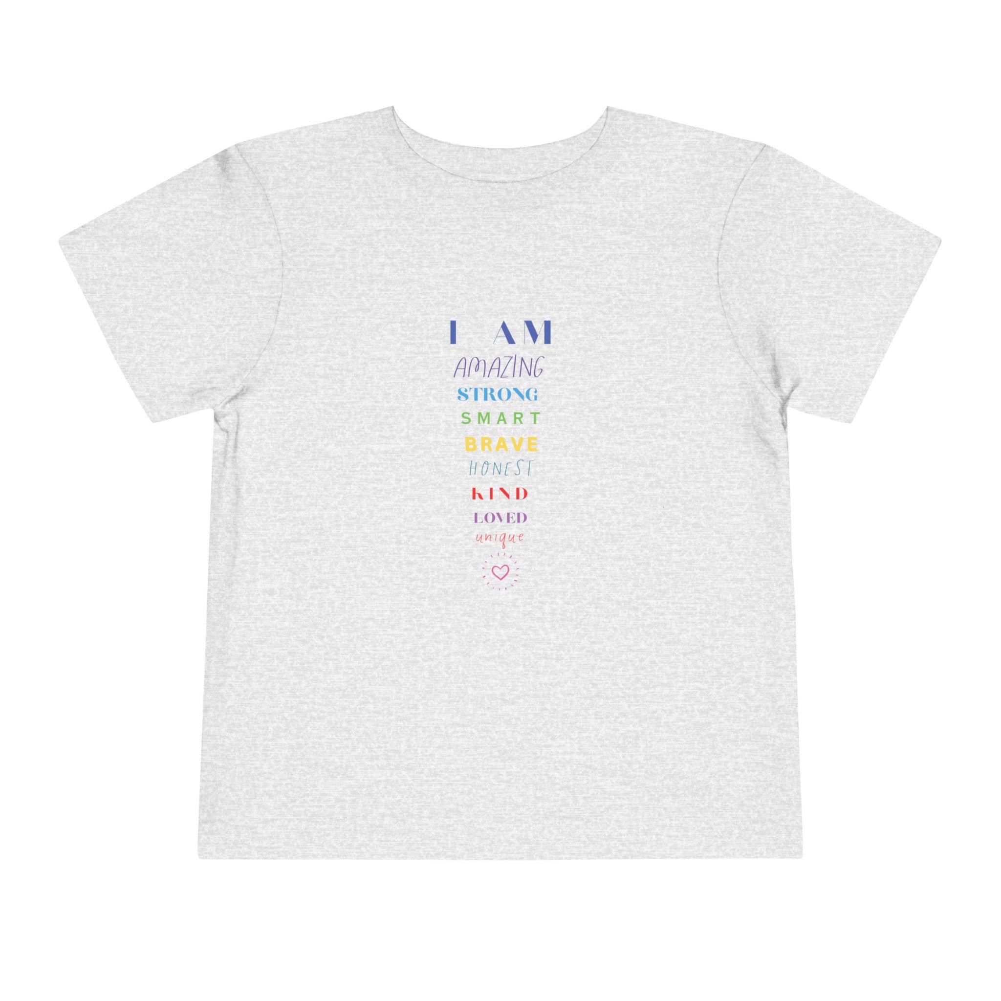 CONFIDENCE BUILDING AFFIRMATIONS (TODDLER T-SHIRT)