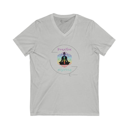 CHAKRA BALANCING (ADULT V-NECK T-SHIRT)