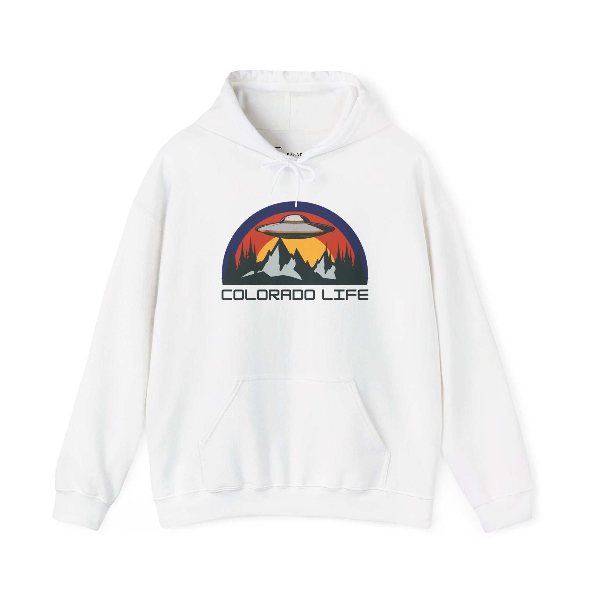 COLORADO LIFE UFO (ADULT HOODIE SWEATSHIRT)