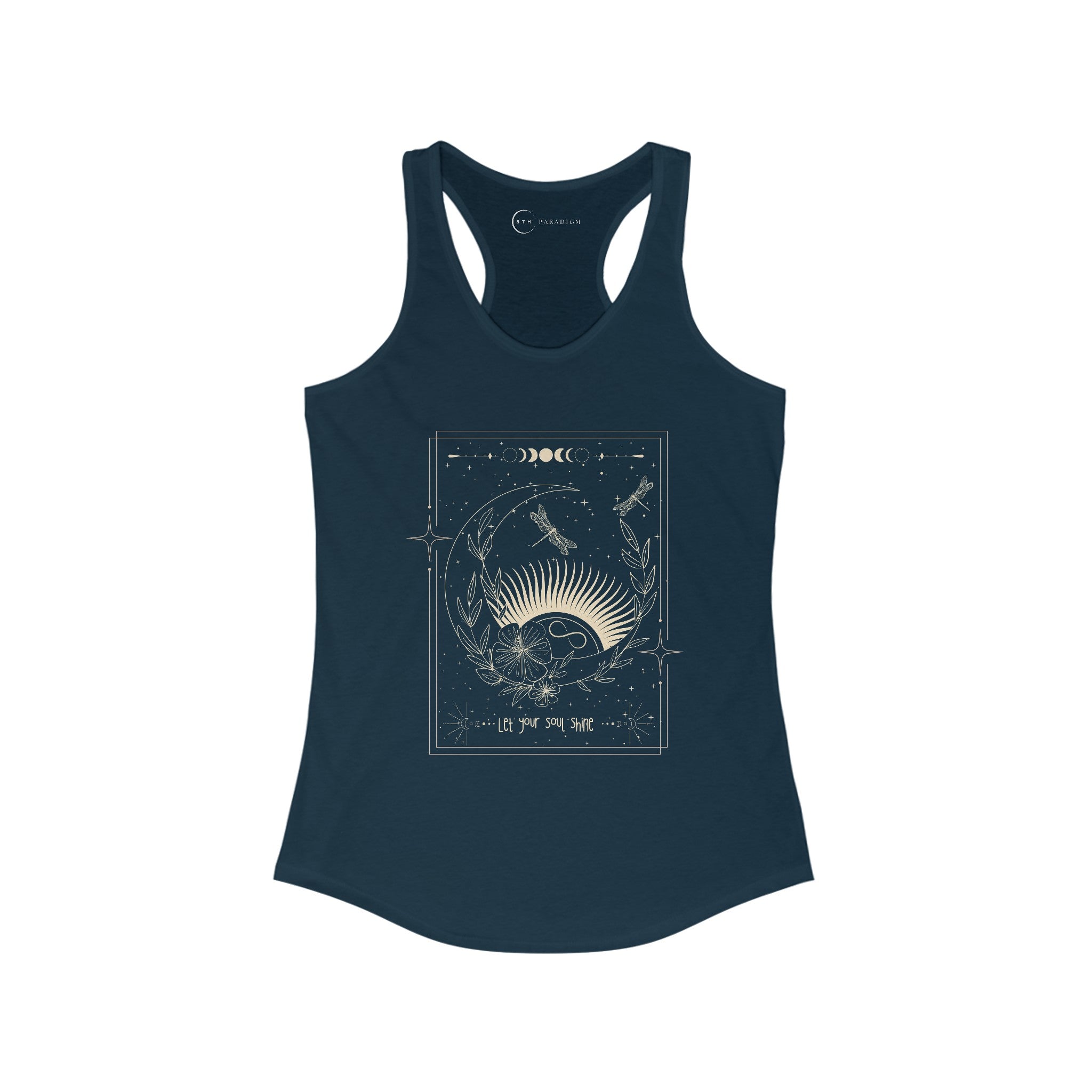 LET YOUR SOUL SHINE (WOMEN'S RACERBACK TANK TOP)