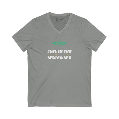 IDENTIFIED OBJECT (ADULT V-NECK T-SHIRT)