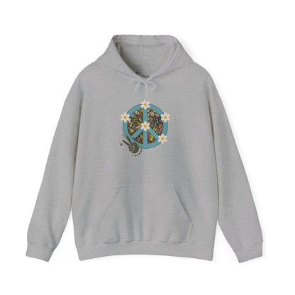 FLOWER POWER (ADULT HOODIE SWEATSHIRT)