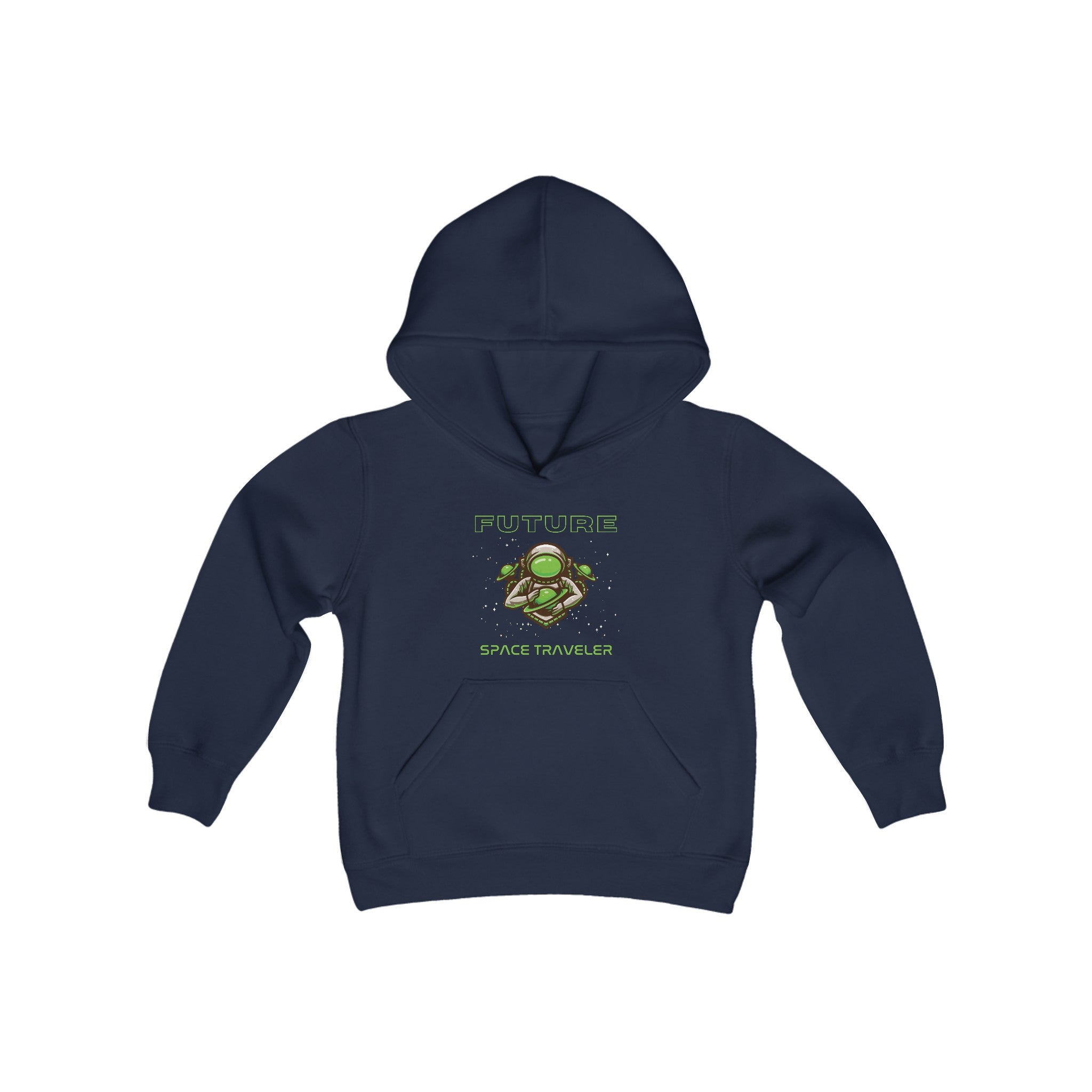 FUTURE SPACE TRAVELER (YOUTH HOODIE SWEATSHIRT)