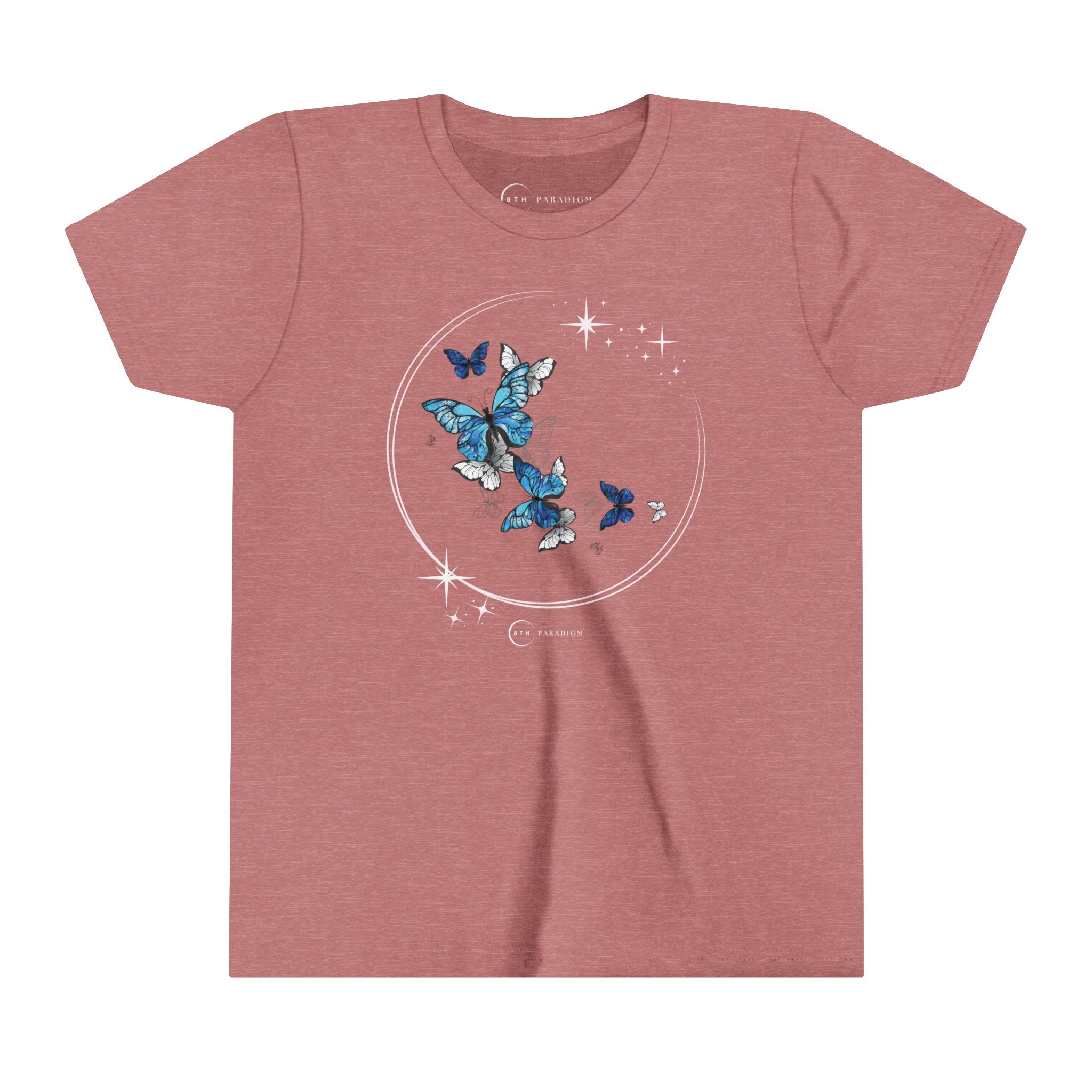 BUTTERFLIES DANCING ON THE MOON  (YOUTH T-SHIRT)