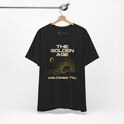 THE GOLDEN AGE WELCOMES YOU (ADULT T-SHIRT)