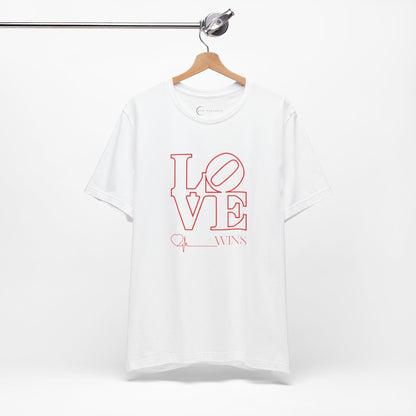 LOVE WINS (ADULT T-SHIRT)