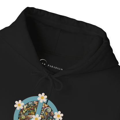 FLOWER POWER (ADULT HOODIE SWEATSHIRT)