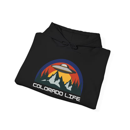 COLORADO LIFE UFO (ADULT HOODIE SWEATSHIRT)