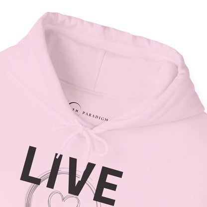 LIVE LOVE (ADULT HOODIE SWEATSHIRT)