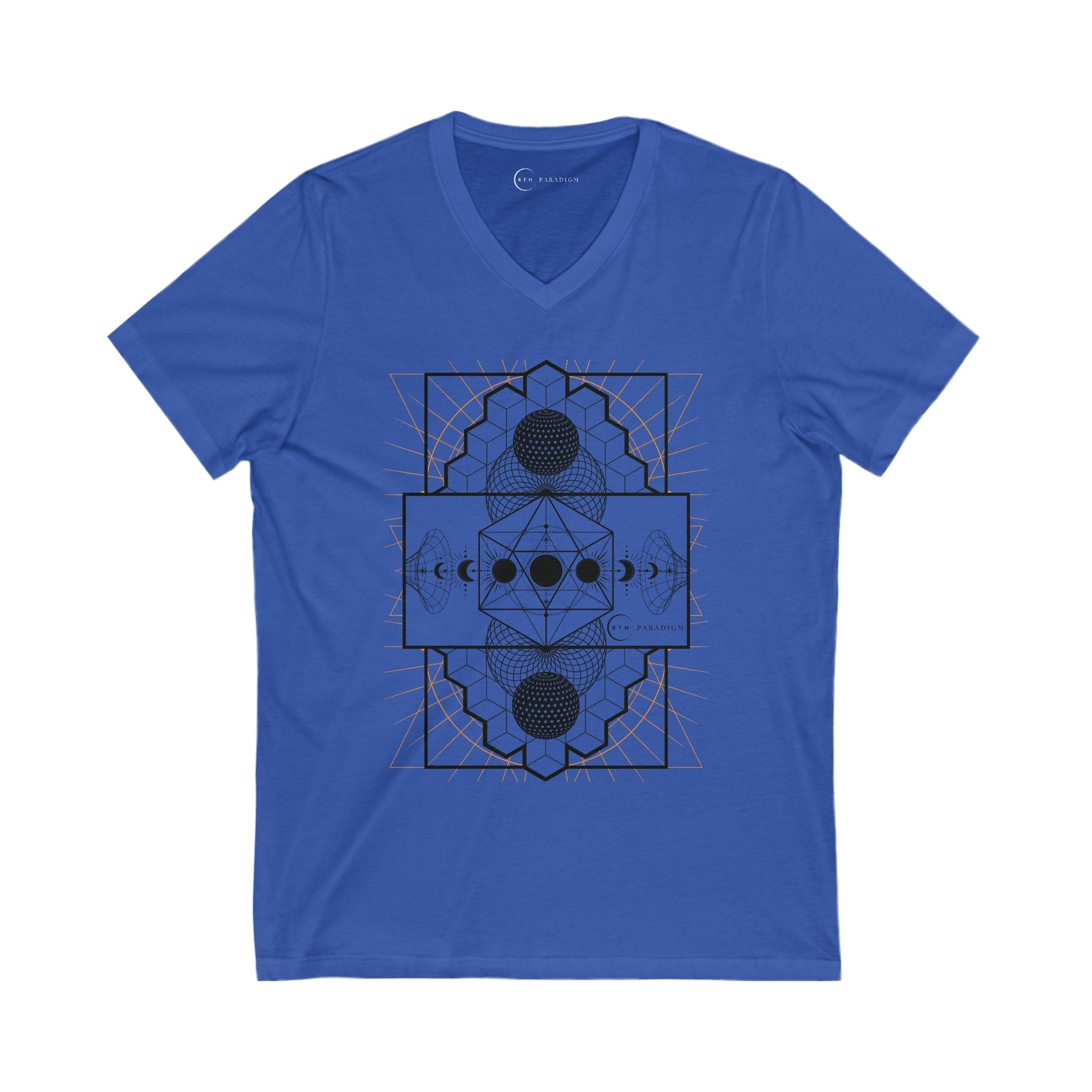 SACRED GEOMETRY (ADULT V-NECK T-SHIRT)