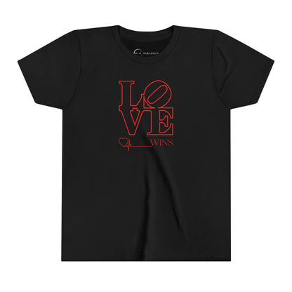 LOVE WINS  (YOUTH T-SHIRT)